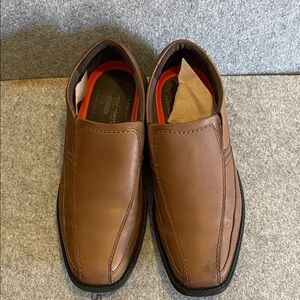 Rockport Men's Brown Leather Slip-On Shoes